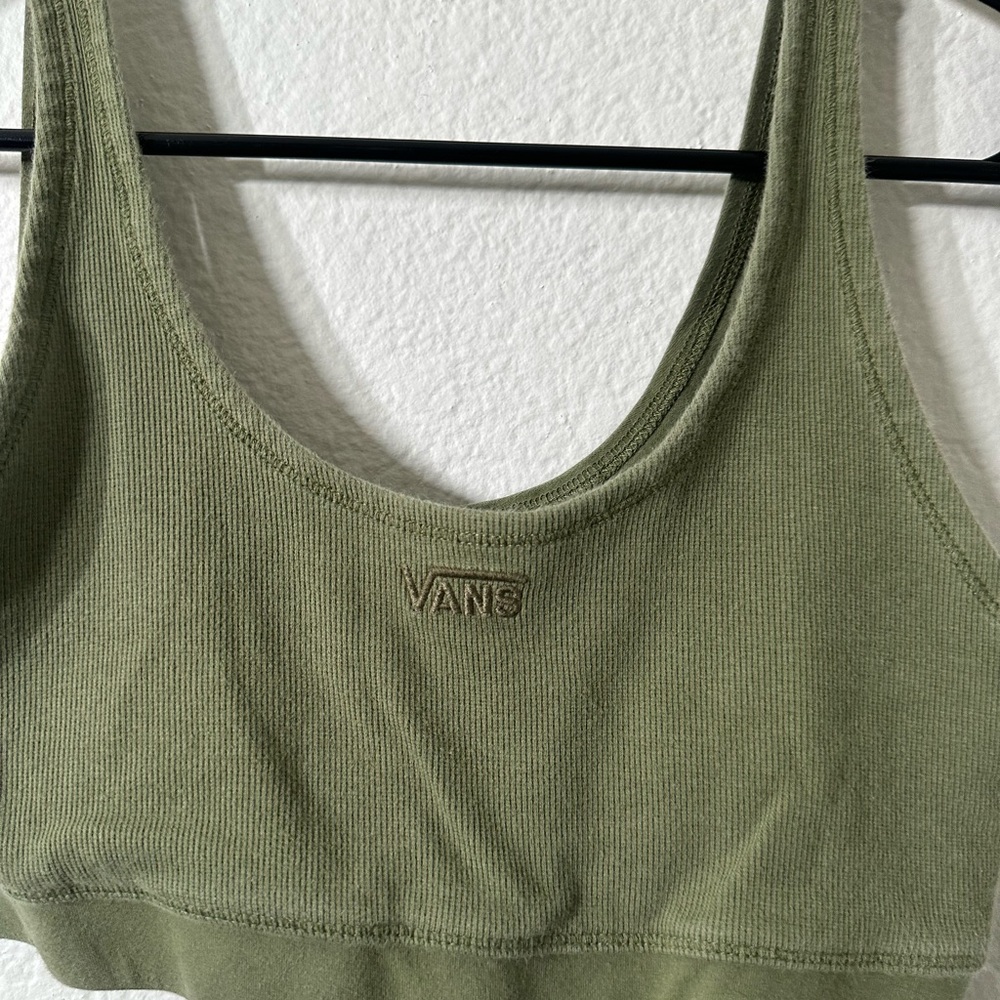 Vans Sage Green Women's Sports Bra